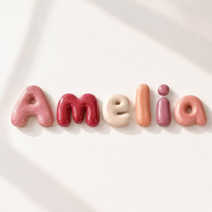 Rosy Name Letters