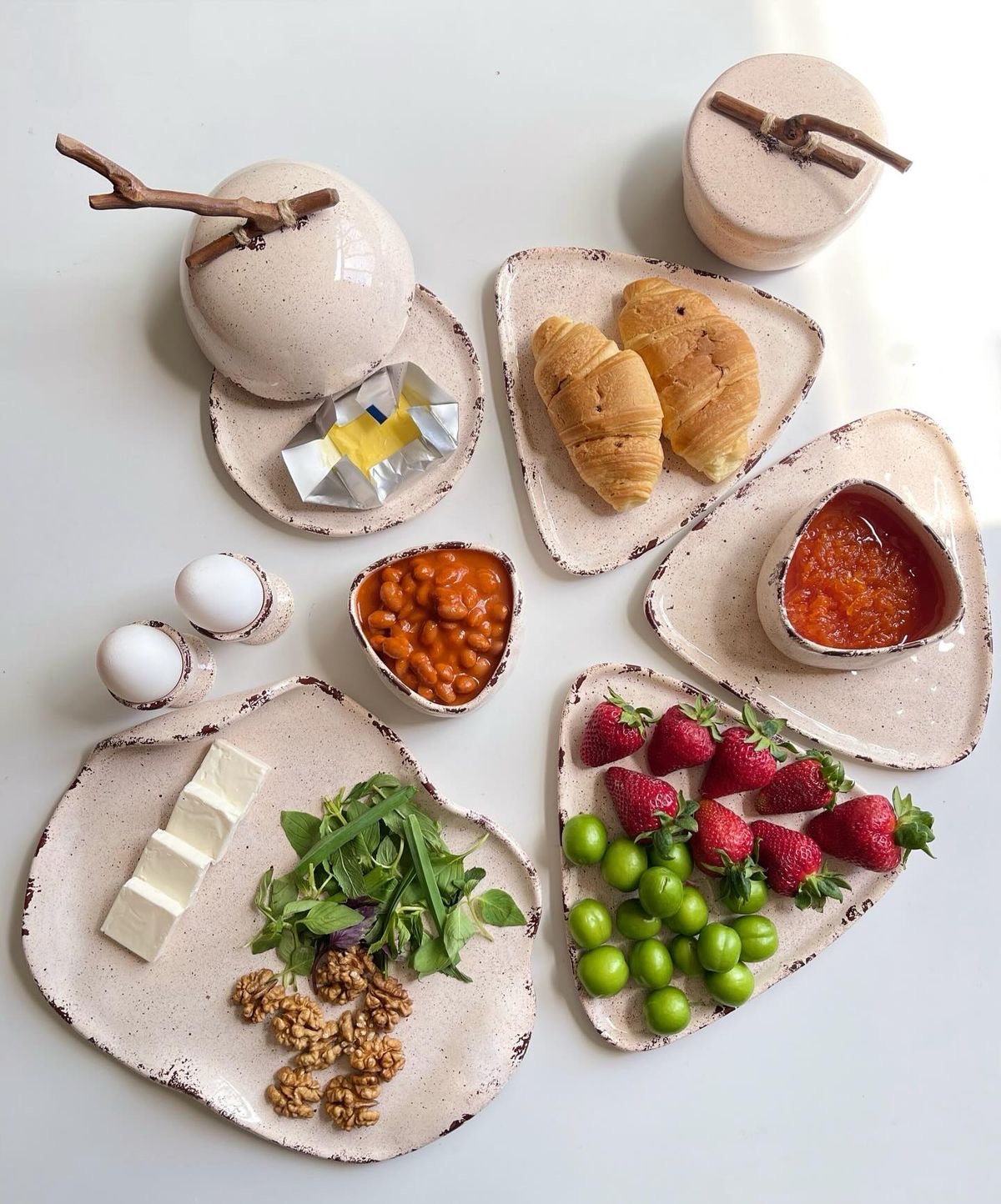 Rustic Breakfast Set