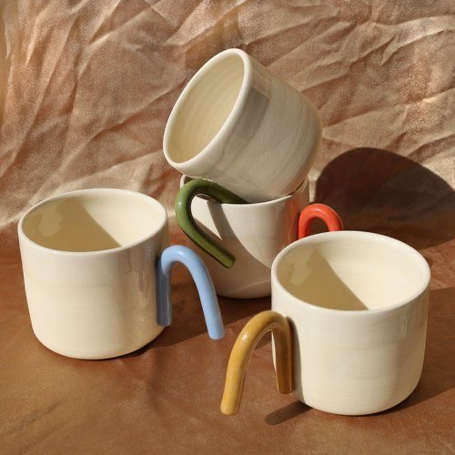 Colour Handle Cup Set