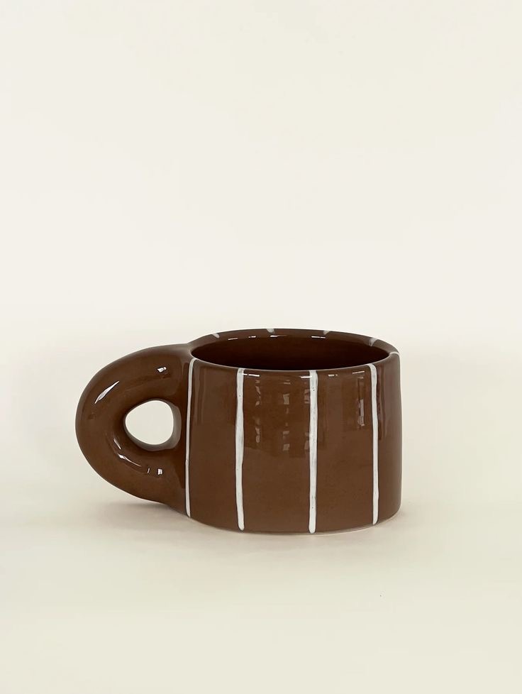 Cocoa Stripe Mug